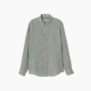 100% linen slim-fit shirt