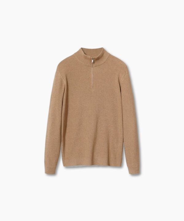 Slim-fit cotton suit pants