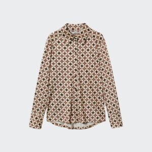 Geometric print shirt